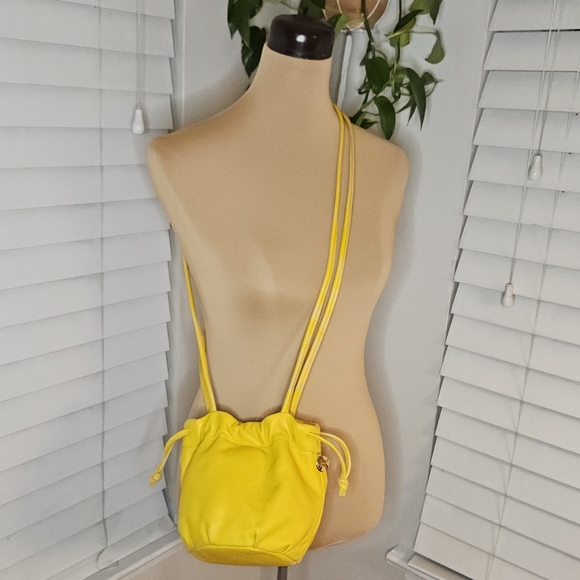 Clare V Handbags - Clare V Bright Yellow Crossbody Bag